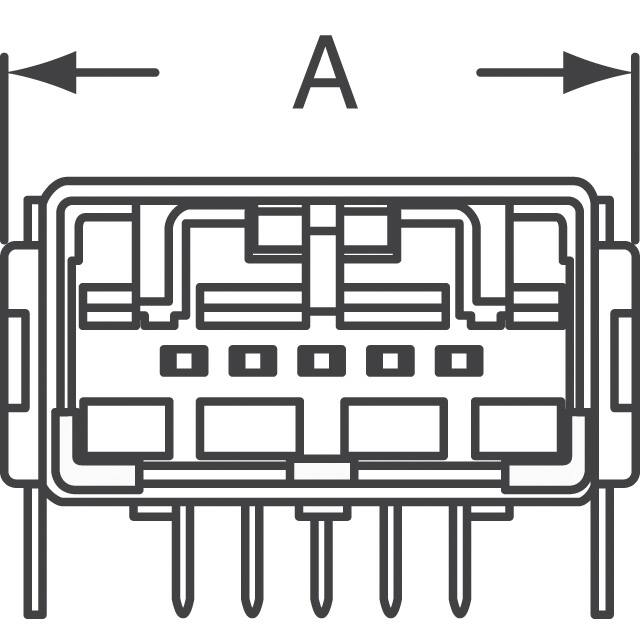 MX34005NF1 JAE Electronics  Headers Male Pins
